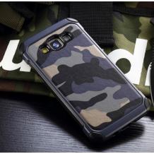 Твърд гръб със силиконов кант за Samsung A5 2017 A520 - син / камуфлаж