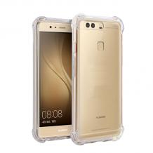 Ултра тънък силиконов калъф /Anti Shock / гръб / TPU Ultra Thin /Anti Shock / за Huawei P9 Lite Mini / Y6 Pro 2017 - прозрачен