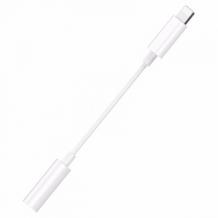 Baseus Преходник за слушалки Apple iPhone 7 / Apple iPhone 7 plus към 3.5mm - бял