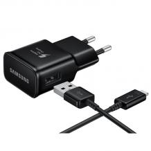 Оригинално зарядно 220V за Samsung J6 2018 - черно