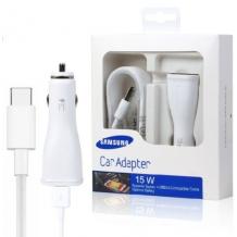 Оригинално зарядно за кола 12V за Samsung A8 Plus 2018 A730 / Type C / Fast Charger / Type-C
