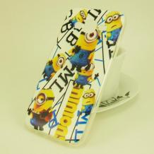 Силиконов калъф / гръб / TPU за Samsung J5 J500- Миньони / Minions / цветен