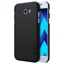 Луксозен твърд гръб Nillkin за Samsung A5 2017 A520 - черен