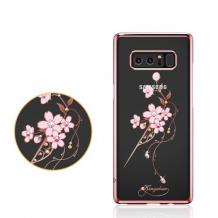 Луксозен твърд гръб KINGXBAR Swarovski Diamond за Samsung Note 8 N950