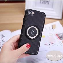 Силиконов калъф / гръб / TPU iFace Hamee Magnetic Finger Ring Car Holder за Huawei P10 Lite