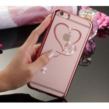 Прозрачен с Rose Gold кант / сърце