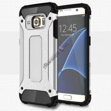 Силиконов гръб TPU Spigen Hybrid с твърда част за Samsung A5 2017 - сребрист