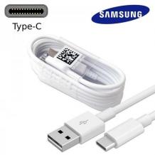 Оригинален USB кабел за зареждане и пренос на данни за Samsung A8 Plus 2018 A730 - Type C