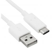 Оригинален USB кабел за Samsung J7 2017 J730 / Type C - бял