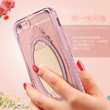 Луксозен силиконов калъф / гръб / TPU 3D SHENGO за Apple iPhone 7