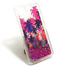 Palms / цикламен брокат със звездички