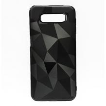 Силиконов калъф / гръб / PRISM GEOMETRIC TPU за Samsung S10 - черен / призма