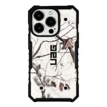 Луксозен удароустойчив гръб UAG / Urban Armor Gear Pathfinder Forest Series с безжично зареждане MagSafe за Apple iPhone 16 Pro Max (6.9) - бял
