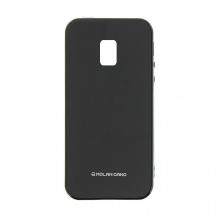 Силиконов калъф / гръб / TPU Soft за Samsung J7 2017 J730 - черен / мат