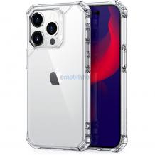 Удароустойчив силиконов калъф / кейс / TPU Anti Shock за iPhone 14 6.1 - прозрачен