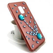 Rose Gold / сини камъни