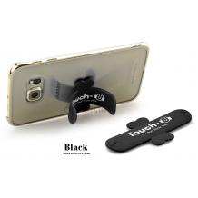 Универсална силиконова стойка / One Touch - U Silicone Stand Holder за мобилен телефон - черен