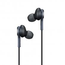 Оригинални стерео слушалки AKG / handsfree / за Samsung A21s - черни