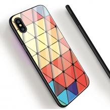 Луксозен стъклен твърд гръб със силиконов кант за Huawei Nova 5T / Honor 20