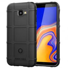 Оригинален силиконов калъф / гръб / Rugged Shield TPU Case за Samsung J4 Plus 2018 - черен