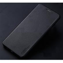 Луксозен кожен калъф Flip тефтер със стойка X-level за Samsung Note 9 - черен