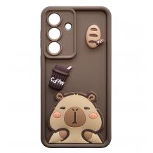 Силиконов 3D case Samsung A37 5G capybara / Капибара