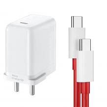 Оригинално бързо зарядно устройство за OnePlus Warp 65W / Super Fast Charger USB-C - бяло