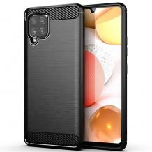 Силиконов калъф / гръб / TPU за Samsung A42 - черен / carbonСиликонов калъф / гръб / TPU за Samsung A42 - черен / carbon