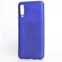 Силиконов калъф / гръб / TPU за Xiaomi Redmi Mi A3 - син / мат