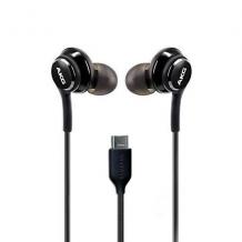Оригинални стерео слушалки AKG / handsfree / за Samsung Note 10 Plus N975 - черни