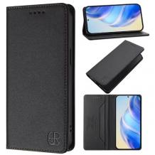 Кожен калъф Flip тефтер Magnetic Book Pro със стойка за Samsung S24 - черен