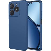 Силиконов калъф / кейс / Nano TPU Case Realme Note 60 / Realme C63 - тъмносин гръб със защита за камерата