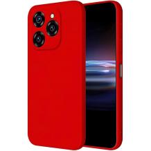 Силиконов калъф / кейс / Nano TPU за Realme Note 60 / Realme C63 - червен гръб със защита за камерата