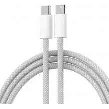 Оригинален USB-C Кабел за Apple iPhone 17 Pro USB-C to USB-C Woven 60W MQKJ3ZM/A 1m