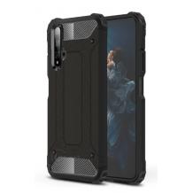 Силиконов гръб TPU Spigen Hybrid с твърда част за Huawei Nova 5T / Honor 20 - черен