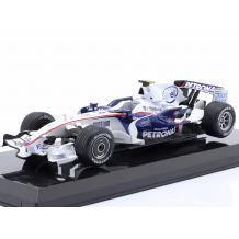 Метална кола BMW Sauber F1.08 Robert Kubica Formula 1 2008 - Edicola 1:24