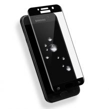 5D full cover Tempered glass screen protector Samsung A5 2017 A520 / Извит стъклен скрийн протектор Samsung A5 2017 A520 - черен