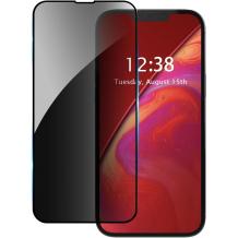 Privacy 5D full cover Tempered glass Full Glue screen protector Huawei Pura 80 Ultra / Pura 80 Pro Извит стъклен скрийн протектор Privacy с лепило от вътрешната страна за Huawei Pura 80 Ultra - черен / прозрачен