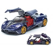 Метална кола с отварящи се врати капаци светлини и звуци Pagani Huayra 1:32