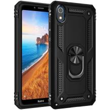 Силиконов гръб Spigen със стойка и магнитно захващане за Huawei Y5 2019 - черен
