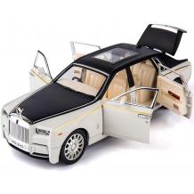 Метална кола с отварящи се врати капаци светлини и звуци Rolls-Royce Phantom 1:24