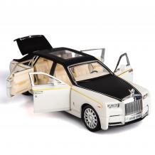 Колекционерска Метална кола със звук и светлини Rolls Royce Phantom 1/24