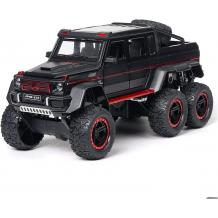 Метална кола с отварящи се врати капаци светлини и звуци Mercedes Benz G63 6x6 1:22