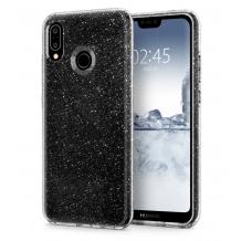 Силиконов калъф / гръб / TPU Bling за Samsung A40 - прозрачен / брокат