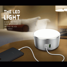 Универсално зарядно устройство 220V 2.4A 2 USB LDNIO A2208 - LED LAMP