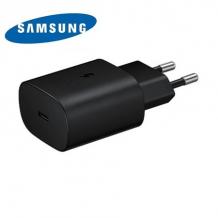 Оригинално зарядно / адаптер / за Samsung S21 FE Super Charge 25W / Type-C - черно