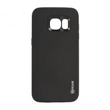 Луксозен силиконов калъф / гръб / TPU Roar Mil Grade Hybrid Case за Samsung S7 G930 - черен