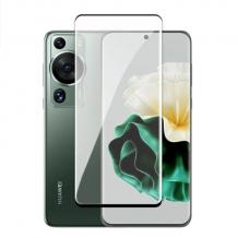 5D Full cover Tempered glass Full Glue screen protector Huawei P60 Pro / Извит стъклен скрийн протектор с лепило от вътрешната страна за Huawei P60 Pro