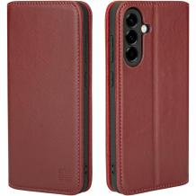 Кожен калъф Flip тефтер Magnetic Book със стойка за Samsung A27