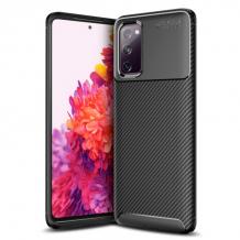 Луксозен силиконов калъф / гръб / TPU Auto Focus за Xiaomi Mi 10T / Mi 10T Pro - черен / Carbon